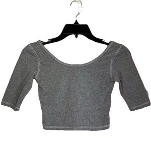 Aeropostale Bethany Mota Gray Women's Crop Top Size XS